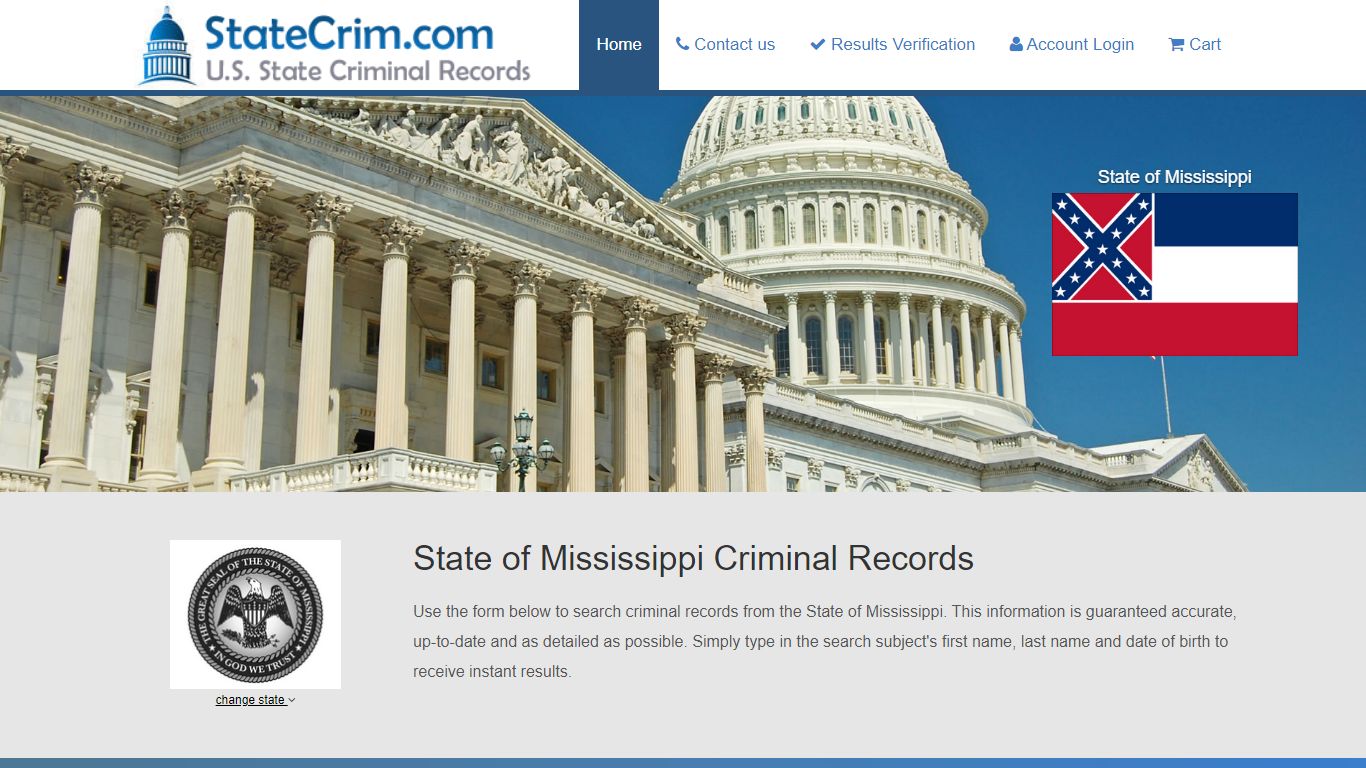 Mississippi State Criminal Records